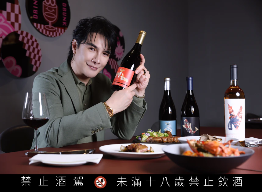 乾杯酒莊首度邀請藝人謝佳見擔任合作代言