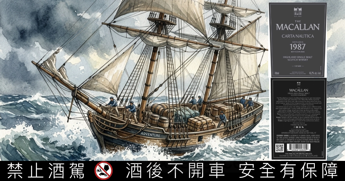 麥卡倫 1987 Carta Nautica