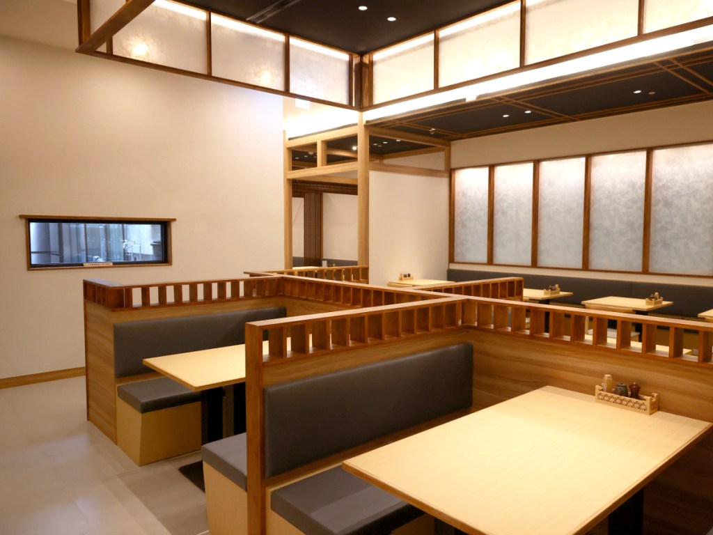 うなぎ四代目菊かわ 大巨蛋店_用餐空間